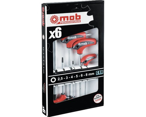Set Chei Tip T Cu Hexagon Mob, Duble, 6 Piese