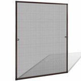 Plasa tantari / Plasa insecte, clasica, cu balamale, din aluminiu, asamblata 40x40 cm, maro