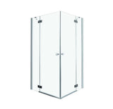 Cabina de dus Radaway Almatea KDD 90x80x195 cm, sticla securizata transparenta, profil crom