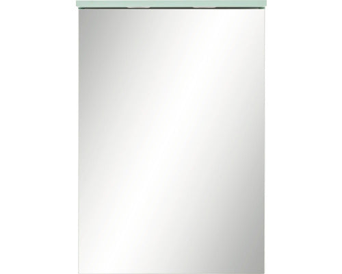 Dulap baie cu oglinda Spot, iluminare LED, PAL, 50,4x72,3 cm, verde menta
