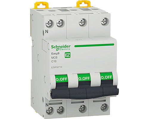 Disjunctor Electric Modular Schneider Easy9 3p+n 10a 4, 5ka, Curba C