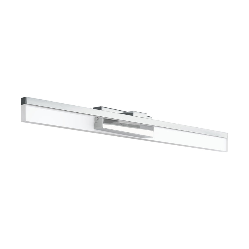 Aplica baie Palmital, EGLO, 97966, LED, 10W, 1300 lm, lumina calda, otel, aluminiu, crom, IP44