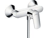 Baterie dus Hansgrohe Logis, monocomanda, crom