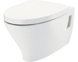 Vas WC Gala Street Square dual, din portelan si caolin, alb