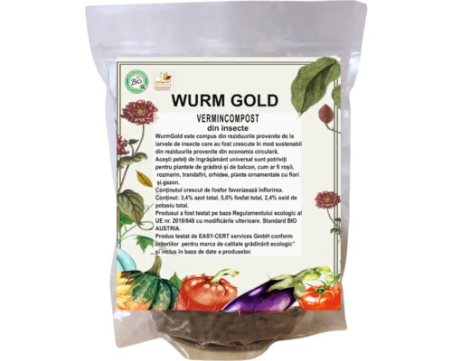 Ingrasamant Vermicompost Wurm Gold Cu Chitina 1 Kg