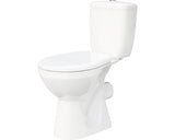 Set WC Compact Cersanit Rhodos, Include Rezervor si Capac WC, Alb