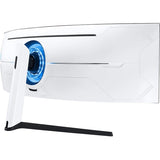 Monitor Gaming VA QLED Samsung 49" LC49G95TSSPXEN, 5120 x 1440, HDMI, DisplayPort, Ecran curbat, AMD FreeSync, Nvidia G-Sync, 240 Hz, 1 ms (Negru/Alb)