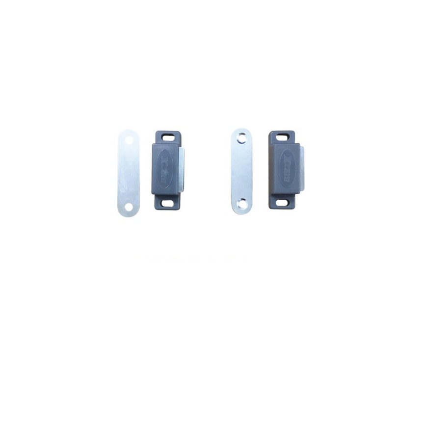 Set 2 bucati, inchizator magnetic pentru plasa insecte, culoare antracit