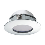 Spot incastrat PINEDA, 95818, LED, 6W, Ø 78, 500 Lumeni, 3000 K (Calda), Plastic / Crom