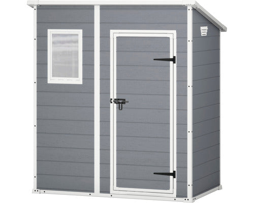 Magazie Gradina Keter Manor 6x4 Cu Podea 175x103 Cm Gri