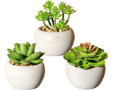Planta Artificiala Suculente In Ghiveci H 8 Cm Verde