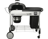 Gratar Cu Carbuni Weber Performer Deluxe Gbs Ø 57 Cm Negru Incl. Termometru In Capac, Cutie Pentru Cenusa, Cupa Masurare Brichete, Suport Capac Touch-away, Raft, Container Depozitare Charbin, Masa De Lucru