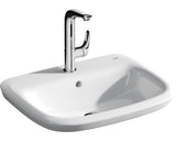 Baterie lavoar monocomanda inalta GROHE Eurostyle marime L cartus ceramic 28 mm cu GROHE SilkMove set evacuare cu tija crom
