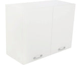 Corp Superior Bucatarie 80 cm, 2 usi, Alb Mat