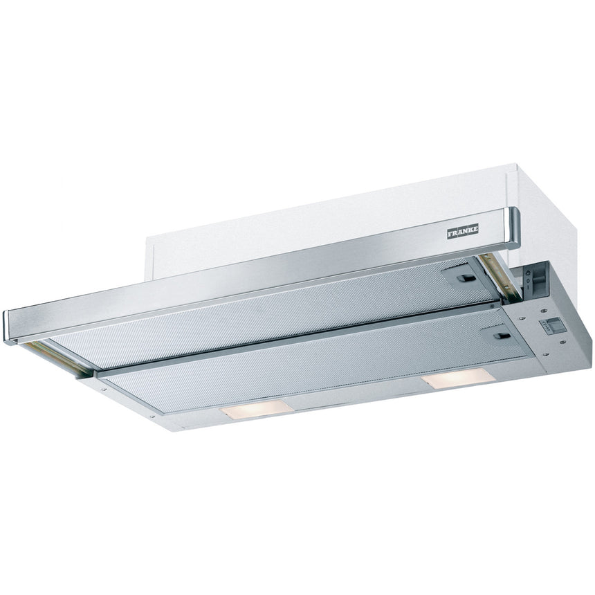 Hota incorporabila telescopica Franke FTC 612 XS, Putere de absorbtie 420 mc/h, 1 motor, 3 viteze + Intesiv, 60 cm, Filtre Aluminiu, Inox