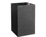 Ghiveci Plastic Cu Sistem De Irigare Ø 27 Cm H 42 Cm Antracit