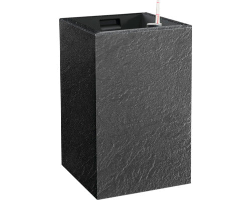 Ghiveci Plastic Cu Sistem De Irigare Ø 27 Cm H 42 Cm Antracit