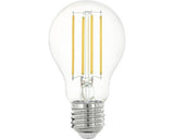 Bec Led Variabil Eglo Crosslink E27 6w 806 Lumeni, Glob Clar A60, Lumina Calda, Bluetooth
