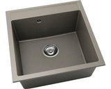 Chiuveta Bucatarie Cu O Cuva Fat Avangard 225 51x51 Cm, Fara Picurator, Fatgranit Desert Rose