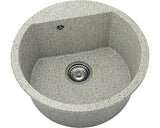 Chiuveta Bucatarie Rotunda Fat Avangard 223 Ø51 Cm, Granixit Milki Way
