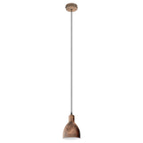 Pendul vintage EGLO PRIDDY, E27 1x60W, cupru antichizat, Ø155mm