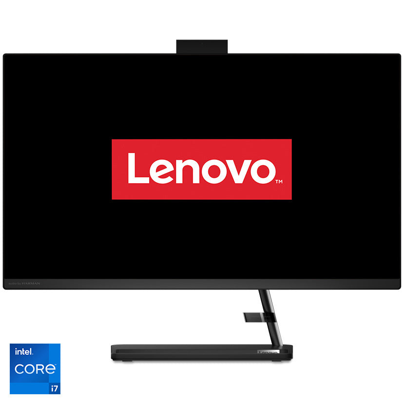 Sistem All-in-One Lenovo IdeaCentre AIO 27IAP7 cu procesor Intel® Core™ i7-1260P pana la 4.70 GHz, Alder Lake, 27", Full HD, IPS, 16GB DDR4, 512GB SSD M.2 2280, Intel® Iris® Xe Graphics, No OS