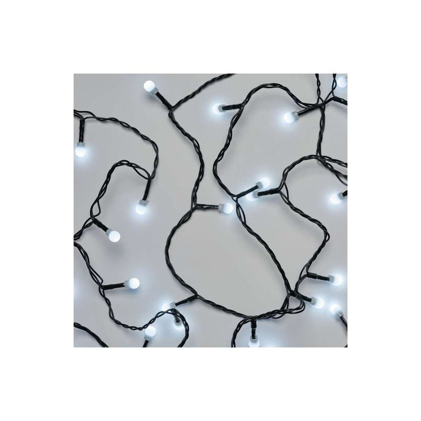 Instalatie LED de Craciun de exterior, Emos, 200xLED, 25 m, IP44, Alb rece