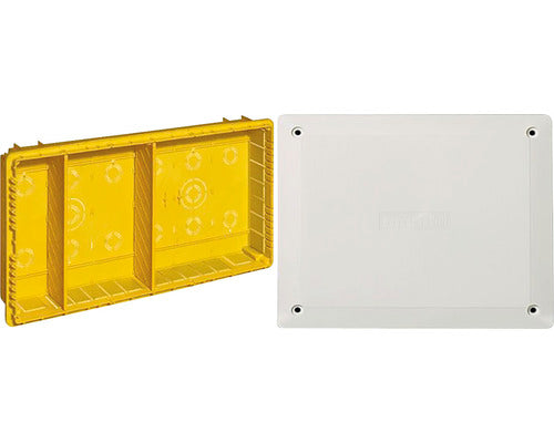 Doza Ingropata Pentru Legaturi Bticino 520x289x70 Mm, Cu Capac Alb