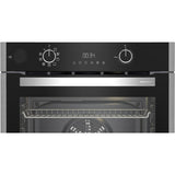 Cuptor Incorporabil GRUNDIG GEBD19300BP, Electric, Gatire cu Abur, Autocuratare Pirolitica, 72 l, Clasa A+, HotAero Pro, Negru-Inox