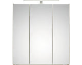 Dulap baie cu oglinda pelipal Quickset 353, iluminare LED, PAL, 65x16x70 cm stejar Riviera
