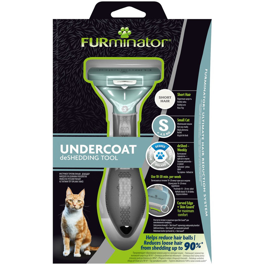 Perie S FURminator, pentru pisici cu par lung
