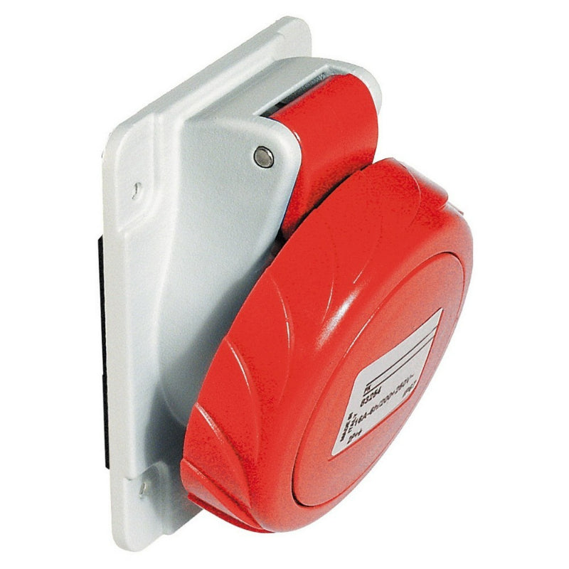 Priza trifazica Schneider Electric PratiKa 81283, 63A, montaj ingropat, pentru exterior IP67