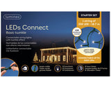 Instalatie Basic Lumineo Led Connect Pentru Interior Si Exterior 250 Led-uri Alb Cald