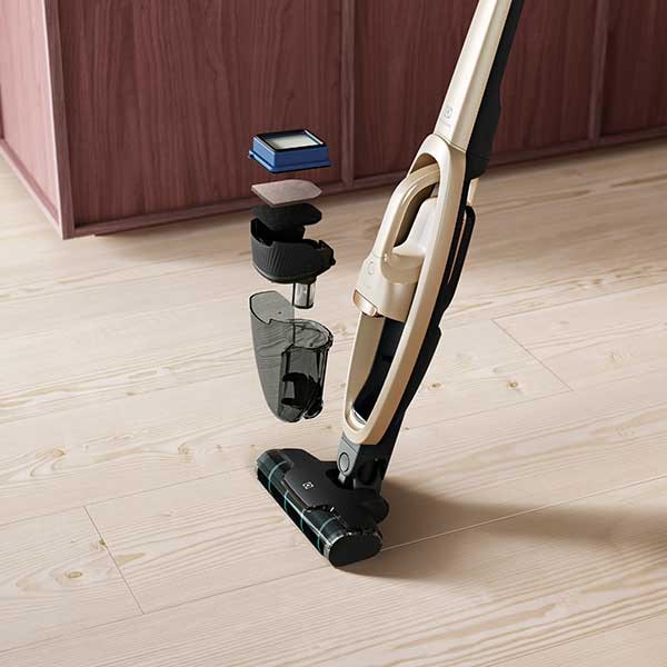 Aspirator vertical ELECTROLUX Well Q7-P WQ71-P52SS, 0.35l, autonomie max 50 min, Bej