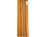 Draperie Cu Inele Castellano Uni Galben Mustar 140x245 Cm