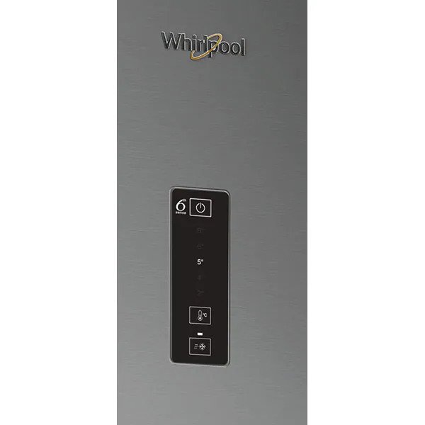 Frigider cu doua usi WHIRLPOOL WT70E 831 X AQUA, Total No Frost, 419 l, H 180 cm, Clasa F, Inox