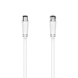 Cablu coaxial Hama 205062, 3 metri, alb