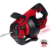 Aparat pentru desfundat tevi (sarpe) pe acumulator Einhell Power X-Change TE-DA 18/760 Li Solo, 18 V, 7.6 m lungime cablu, 560 RPM, 7 mm diametru cablu, fara acumulator/incarcator