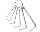 Set Chei Hexagonale Wgb 2-6 Mm, 6 Piese, Crom-vanadiu