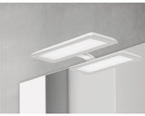 Lampa Pentru Oglinda Cu Led Integrat Nikita S3 10w Ip 44, Alb/aluminiu