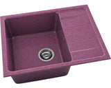 Chiuveta Bucatarie Granixit Cu O Cuva Fat Avangard 238 65x49 Cm, Cu Picurator, Reversibila, Violet