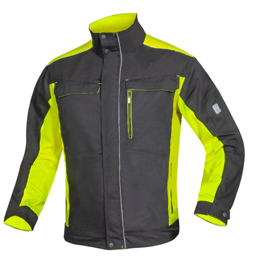 Jacheta de lucru NEON, culoare negru - galben, marimea 2XL