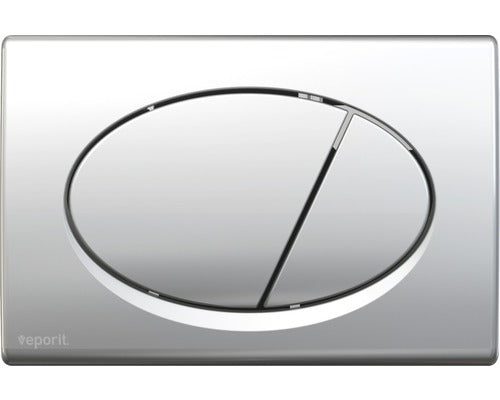 Clapeta de actionare WC incastrat Veporit Oval 1,02" crom mat