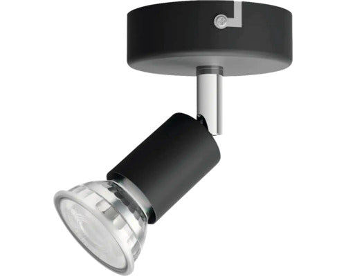 Spot Aplicat Limbali Gu10 Max. 1x50w, Metal/negru