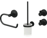 Set accesorii pentru baie Lenz Nero 4 piese negru