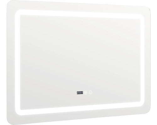 Oglinda baie cu iluminare LED, dezaburire si functie Touch 100x70 cm IP44 100-9-3-3