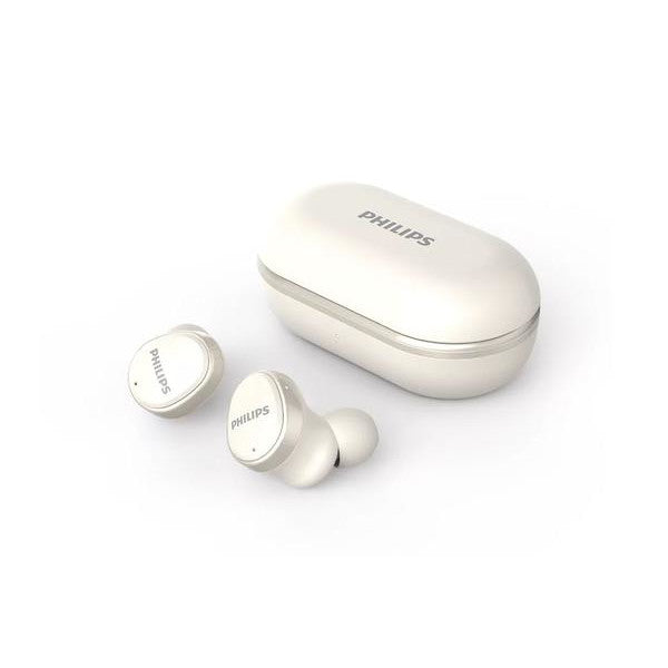 Casti True Wireless Philips TAT4556WT/00, Bluetooth, Waterproof, ANC, Alb