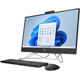 Sistem PC All in One HP 27-cb0008nq, AMD Ryzen 7 5700U pana la 4.3GHz, 27" Full HD, 16GB, 1TB, SSD 512GB, AMD Radeon Graphics, Windows 11 Home, Negru