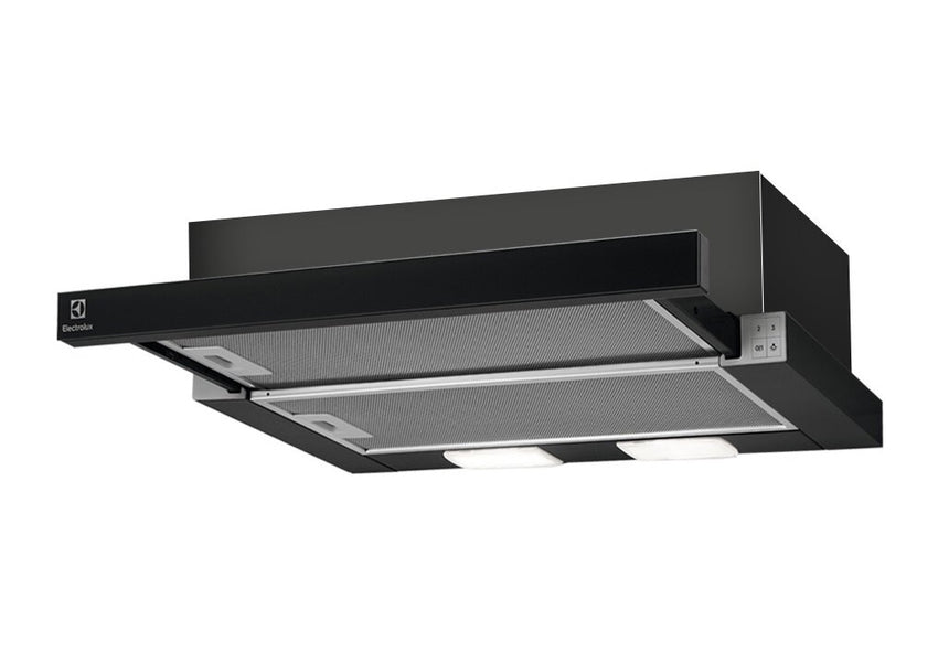 Hota telescopica, Electrolux LFP326FB, 60 cm, iluminare LED, clasa energetica C, negru