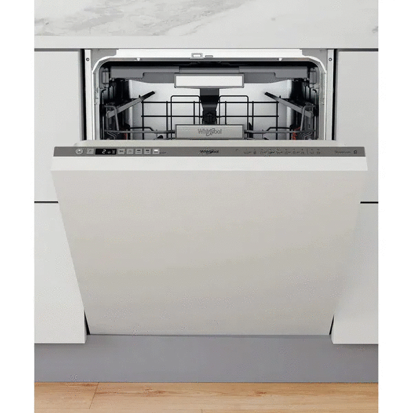 Masina de spalat vase incorporabila, Whirlpool, WIO 3O540 PELG, 14 locuri, 10 programe, Clasa energetica B, Inox